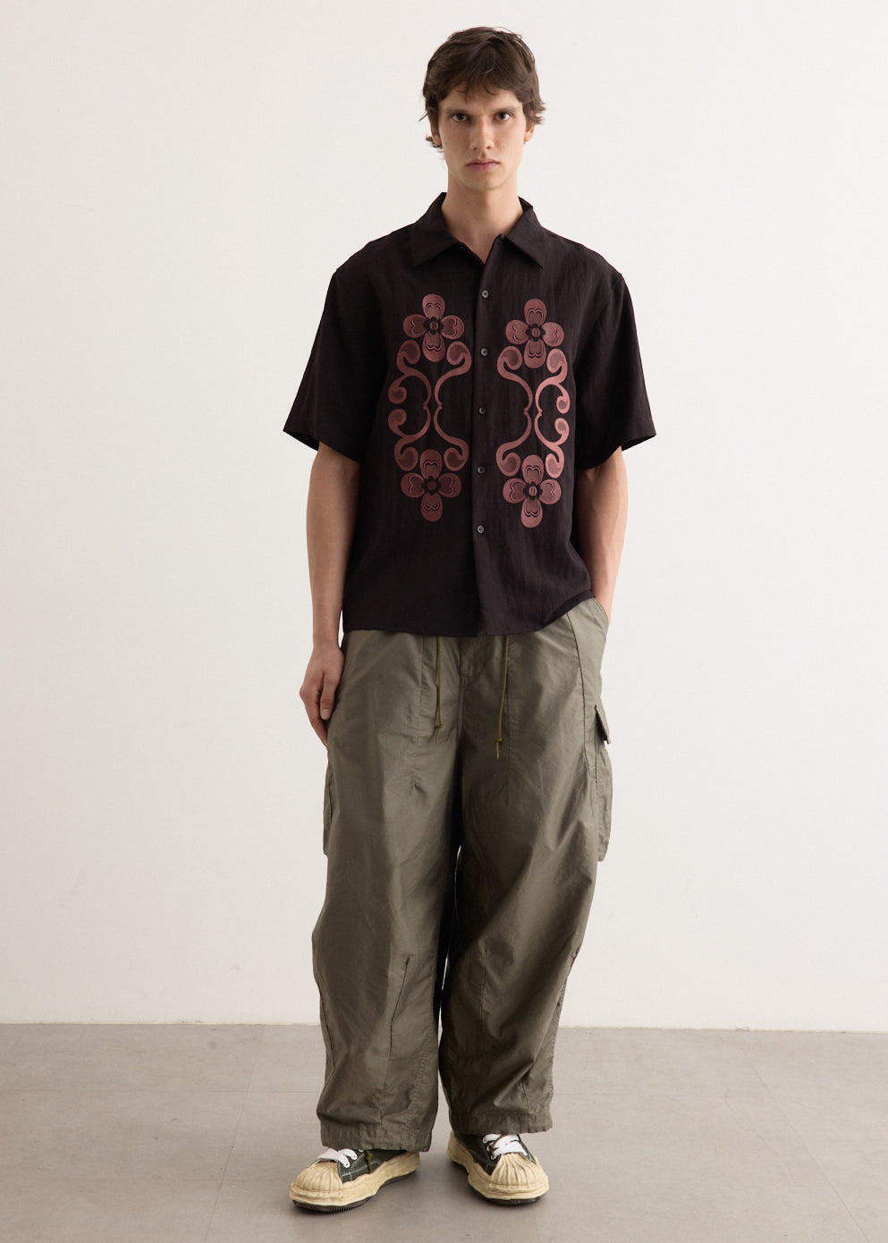 Reflection Embroidered Oversized Shirt