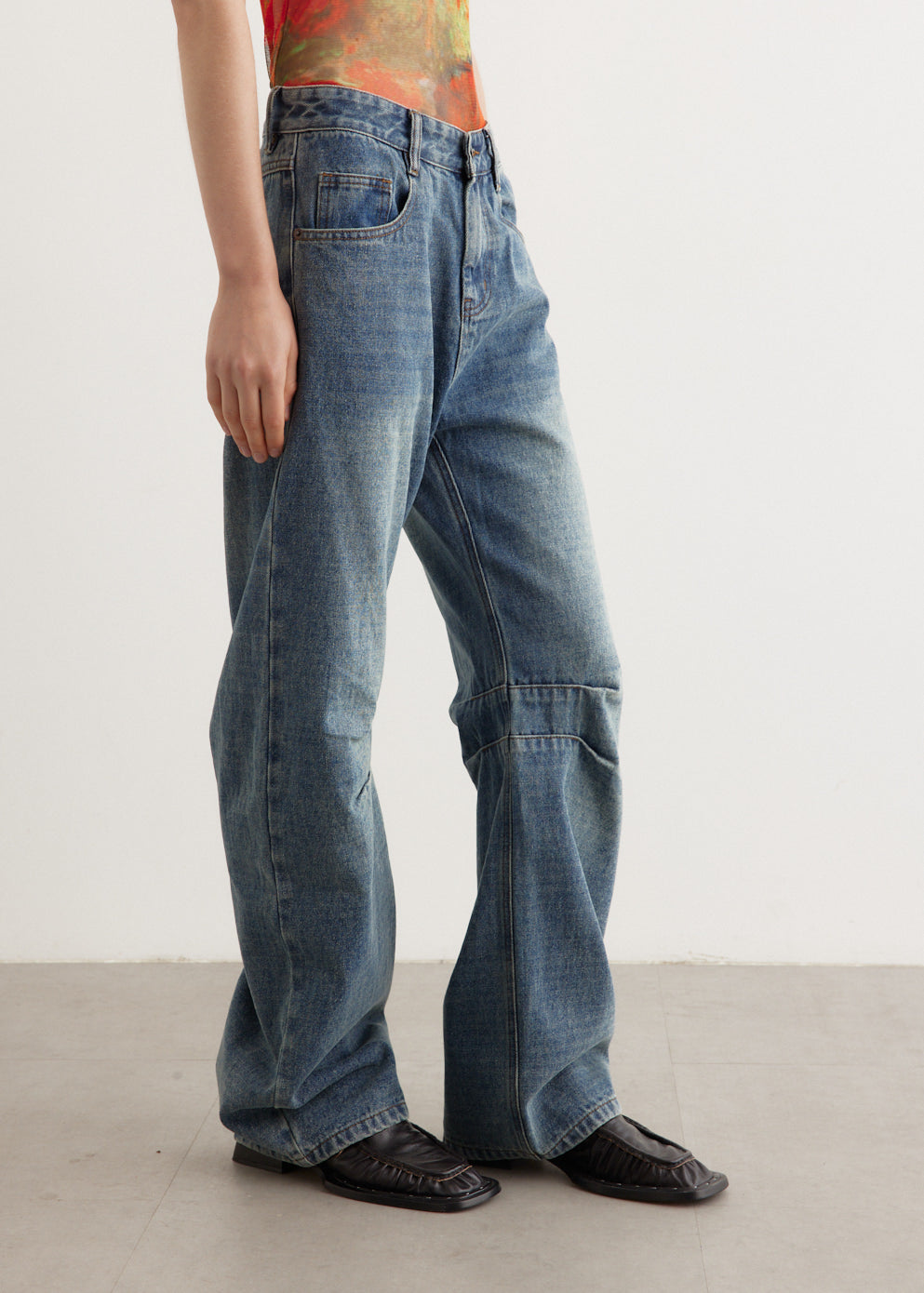 Darted Leg Jeans