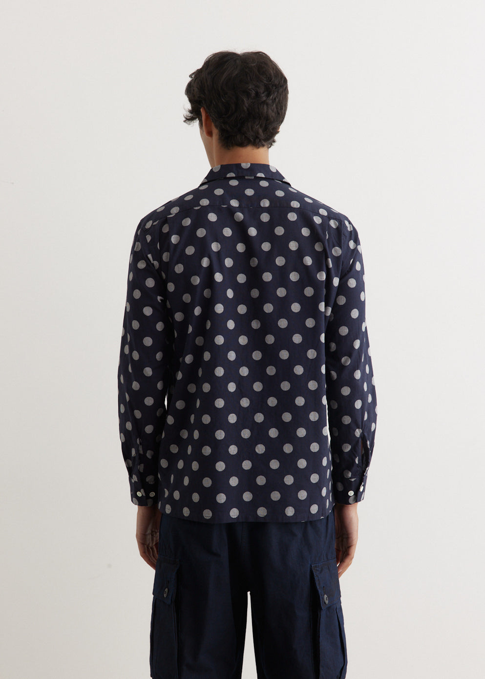 Open Dot Print Shirt