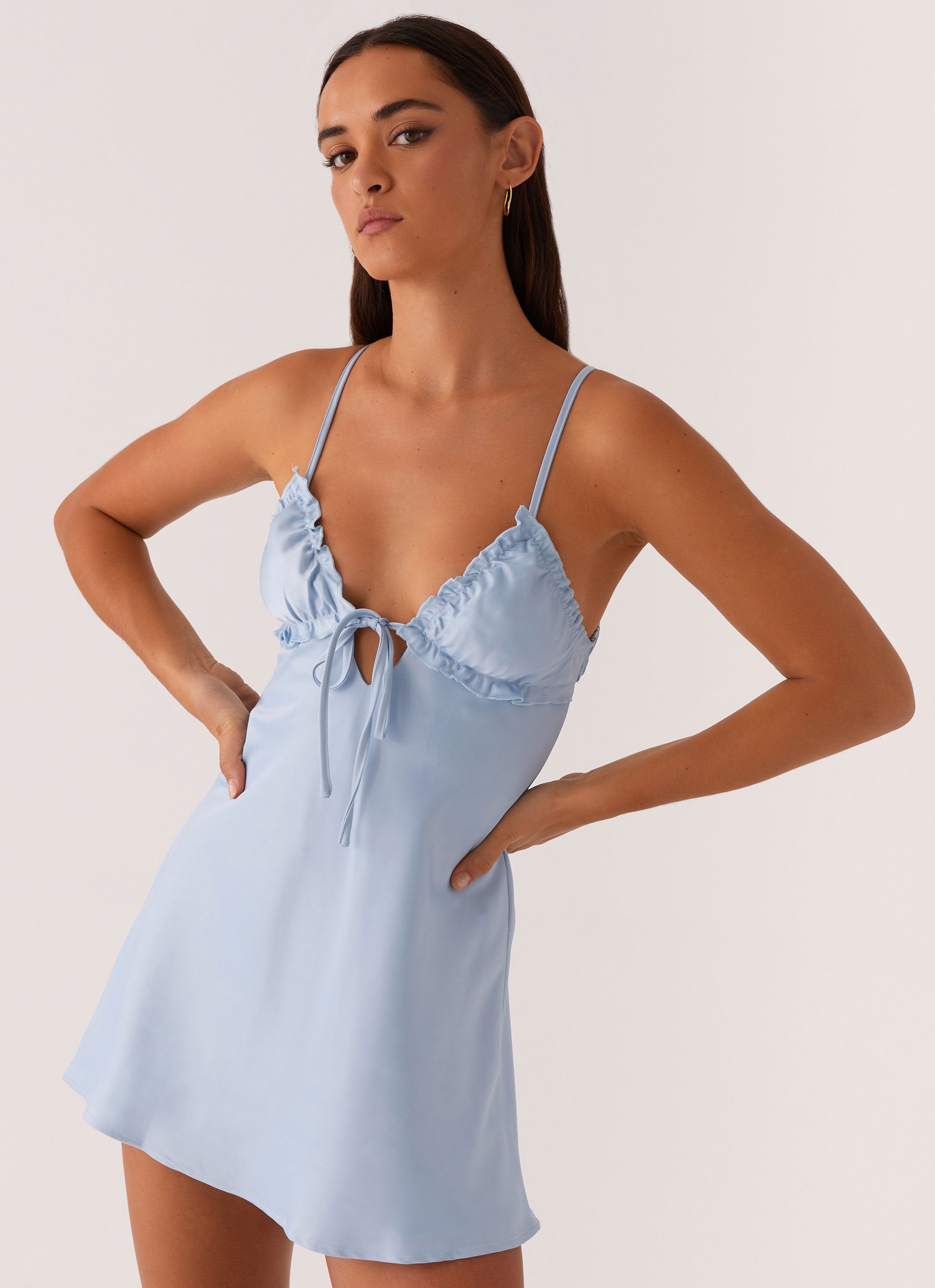 Richie Mini Dress - Blue