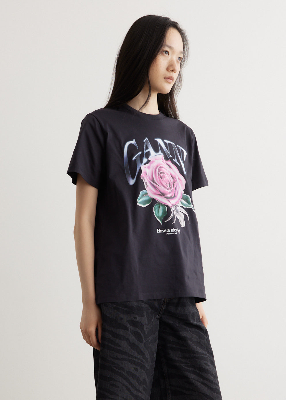 Basic Jersey Rose Relaxed T-Shirt