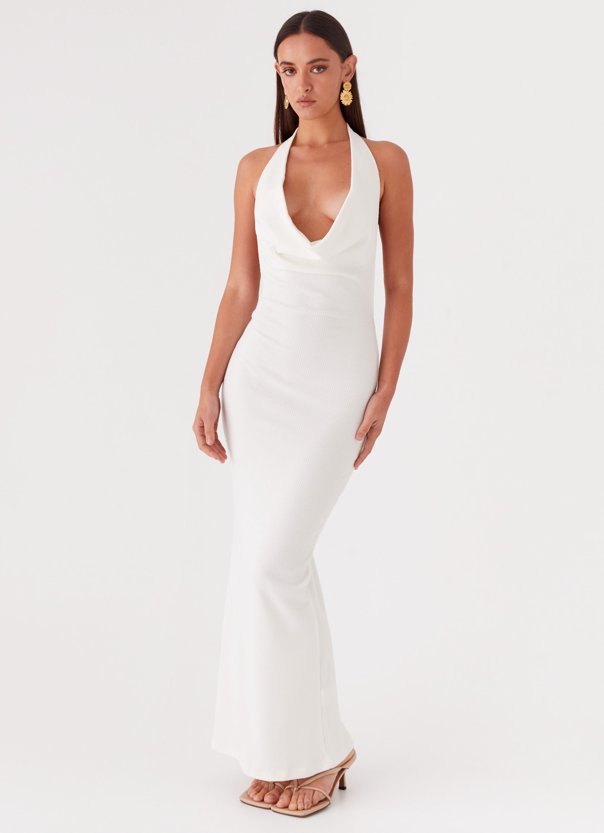 Anella Maxi Dress - White