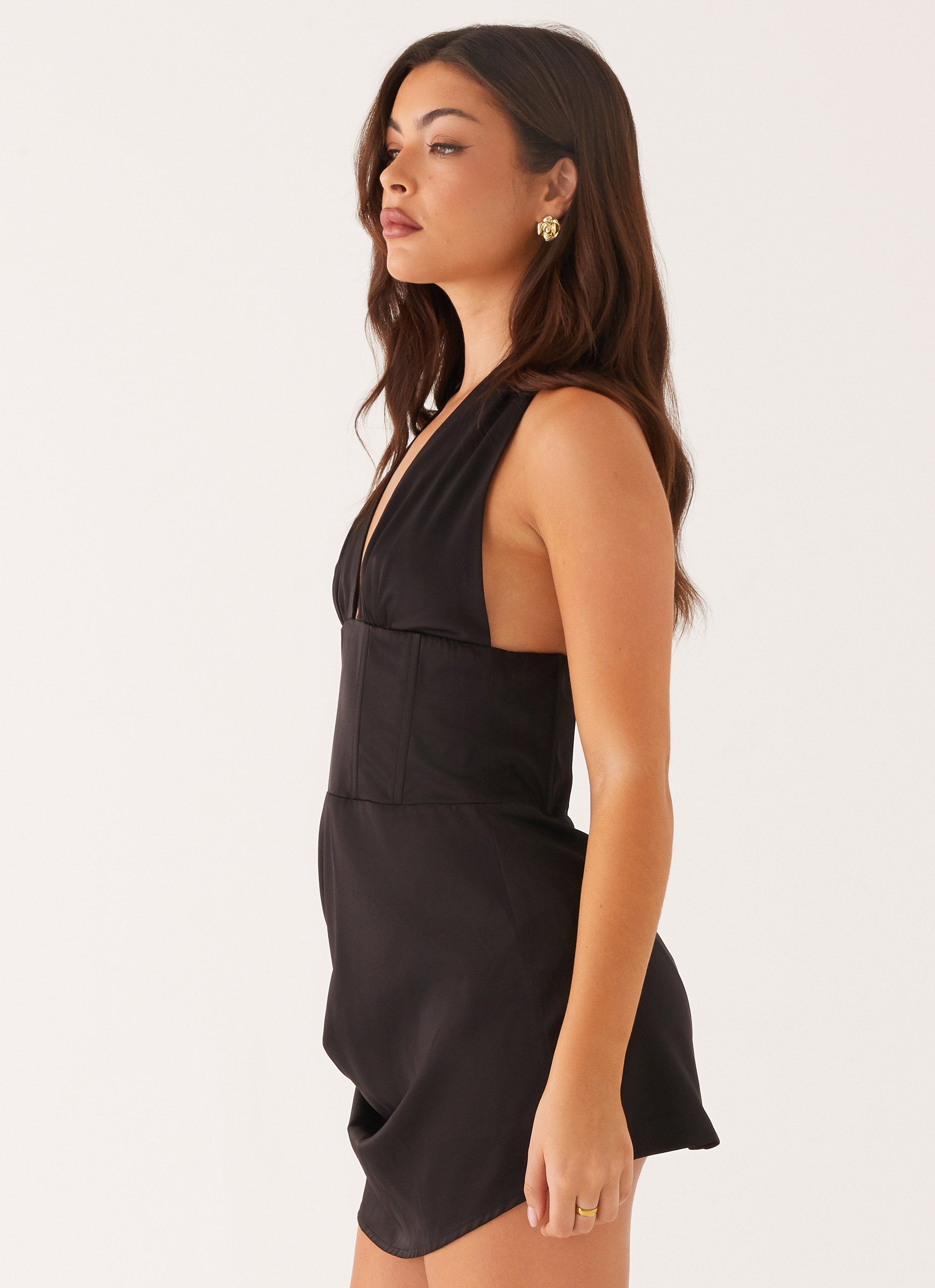 Abbey Mini Dress - Black