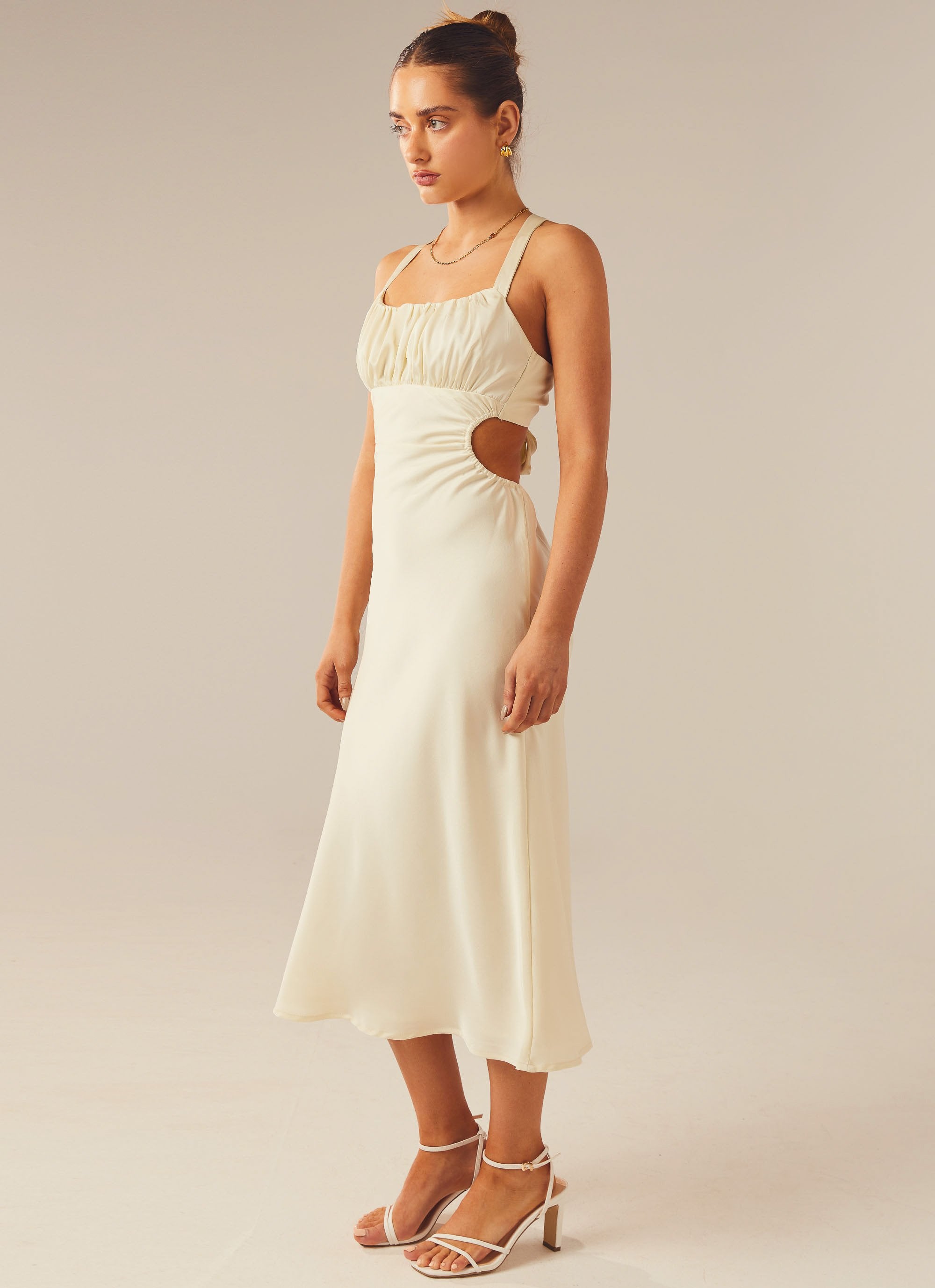 Avery Midi Dress - Ivory