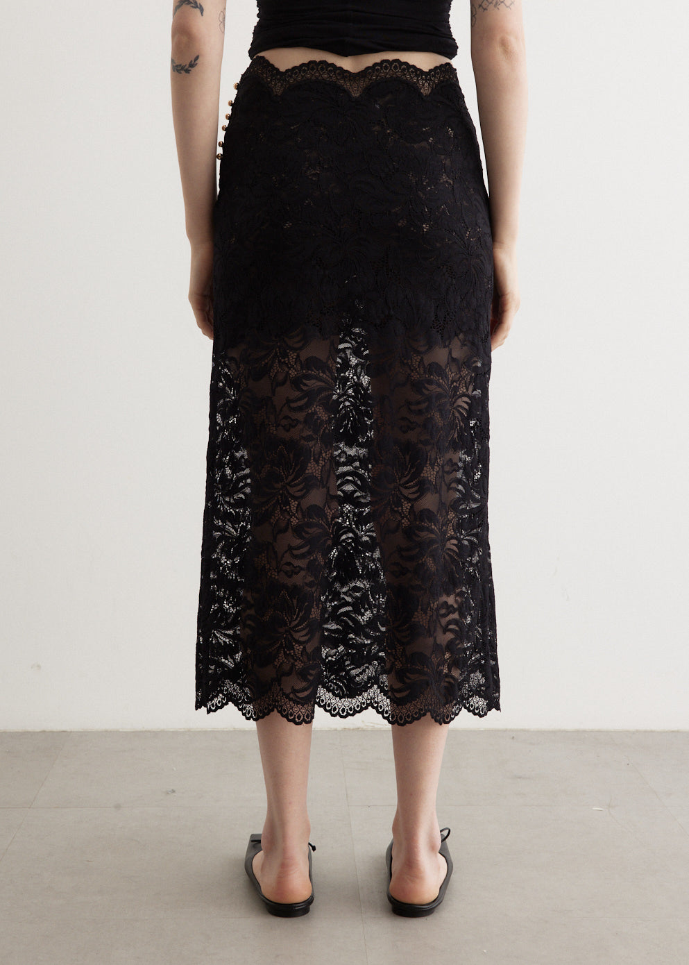 Lace Midi Skirt