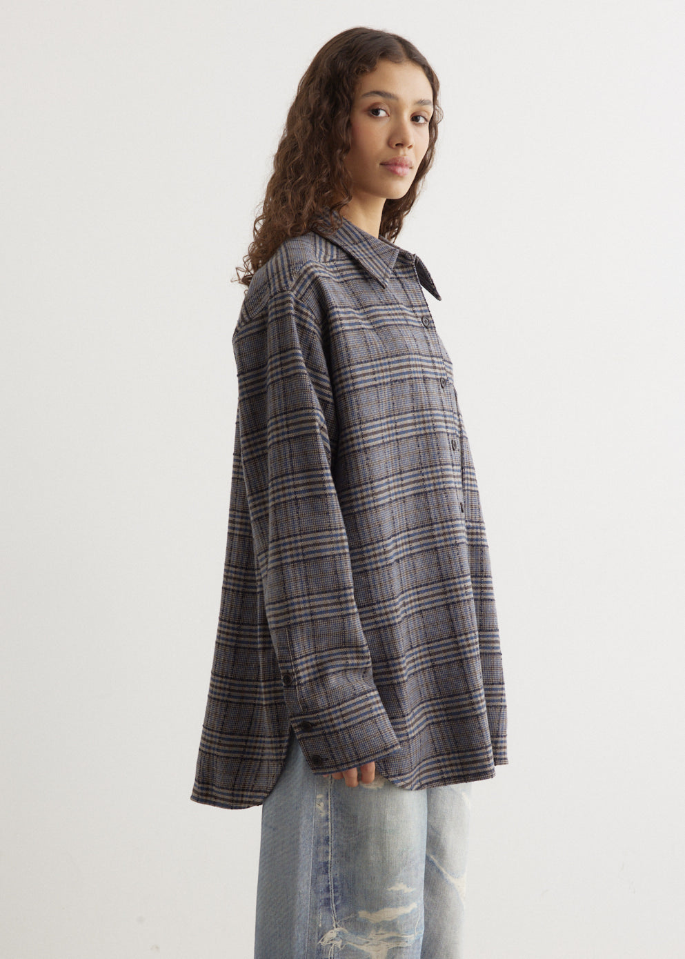 Wool Check Shirt