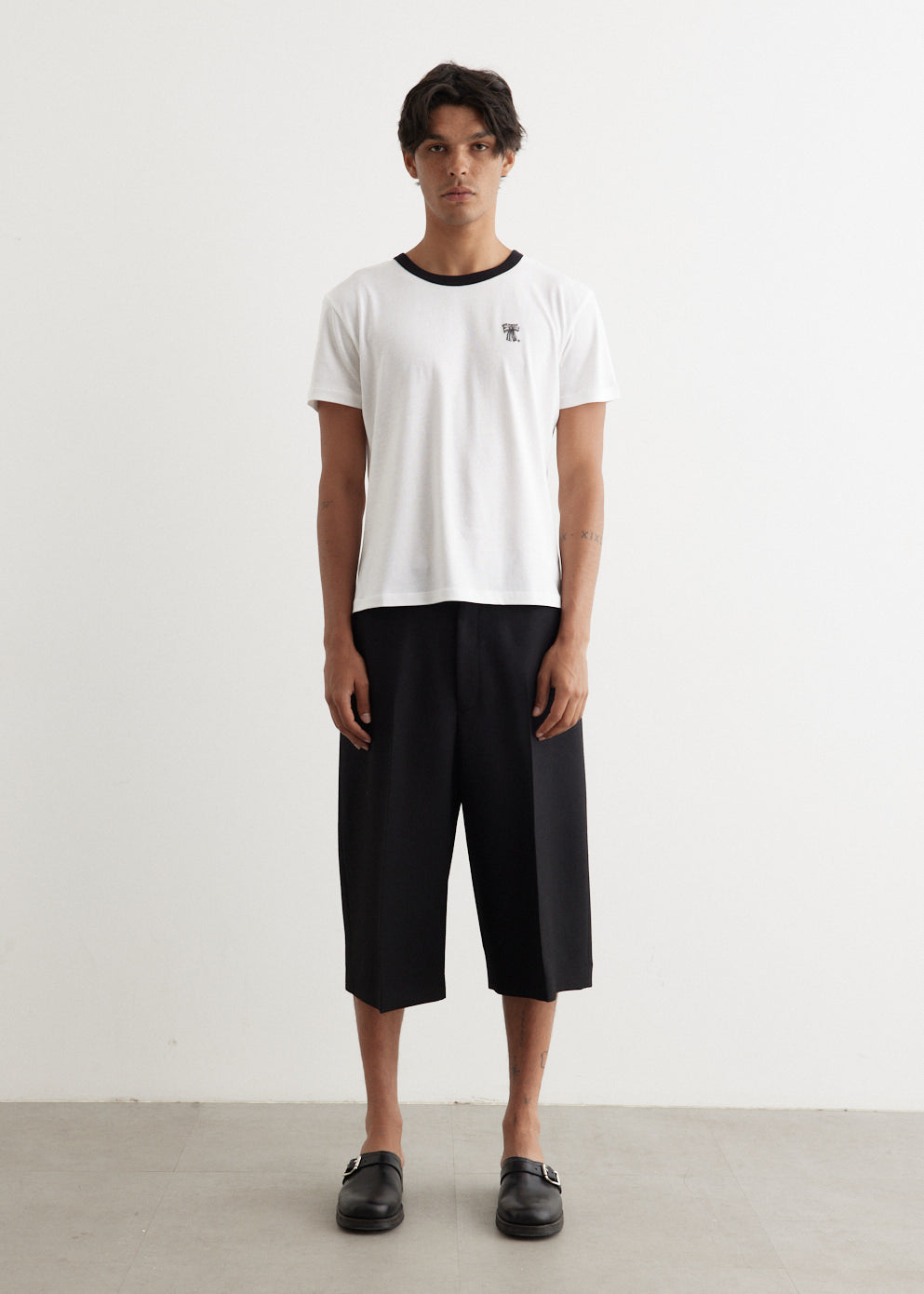 Rany Heavy Wool Twill Shorts