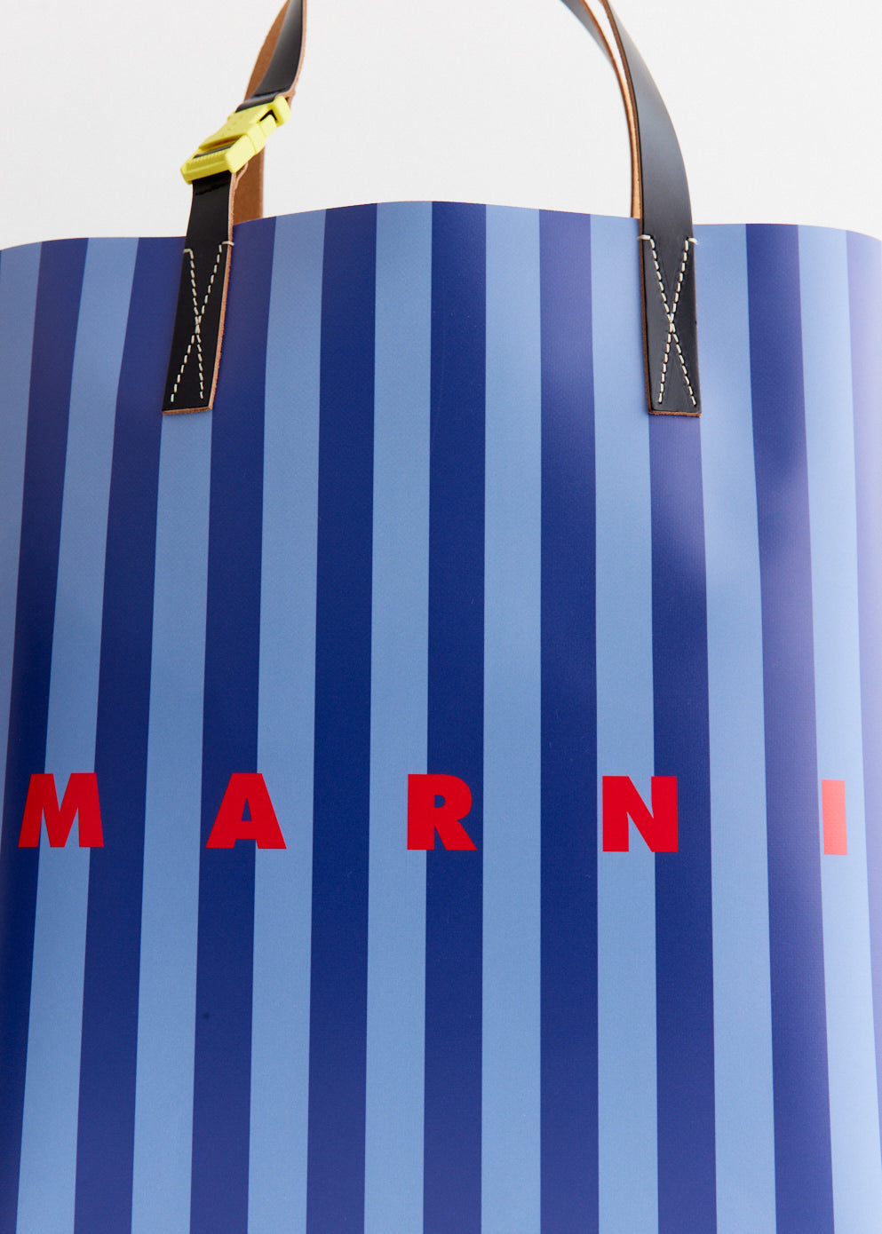 Vertical Stripe Shopping Tote Bag