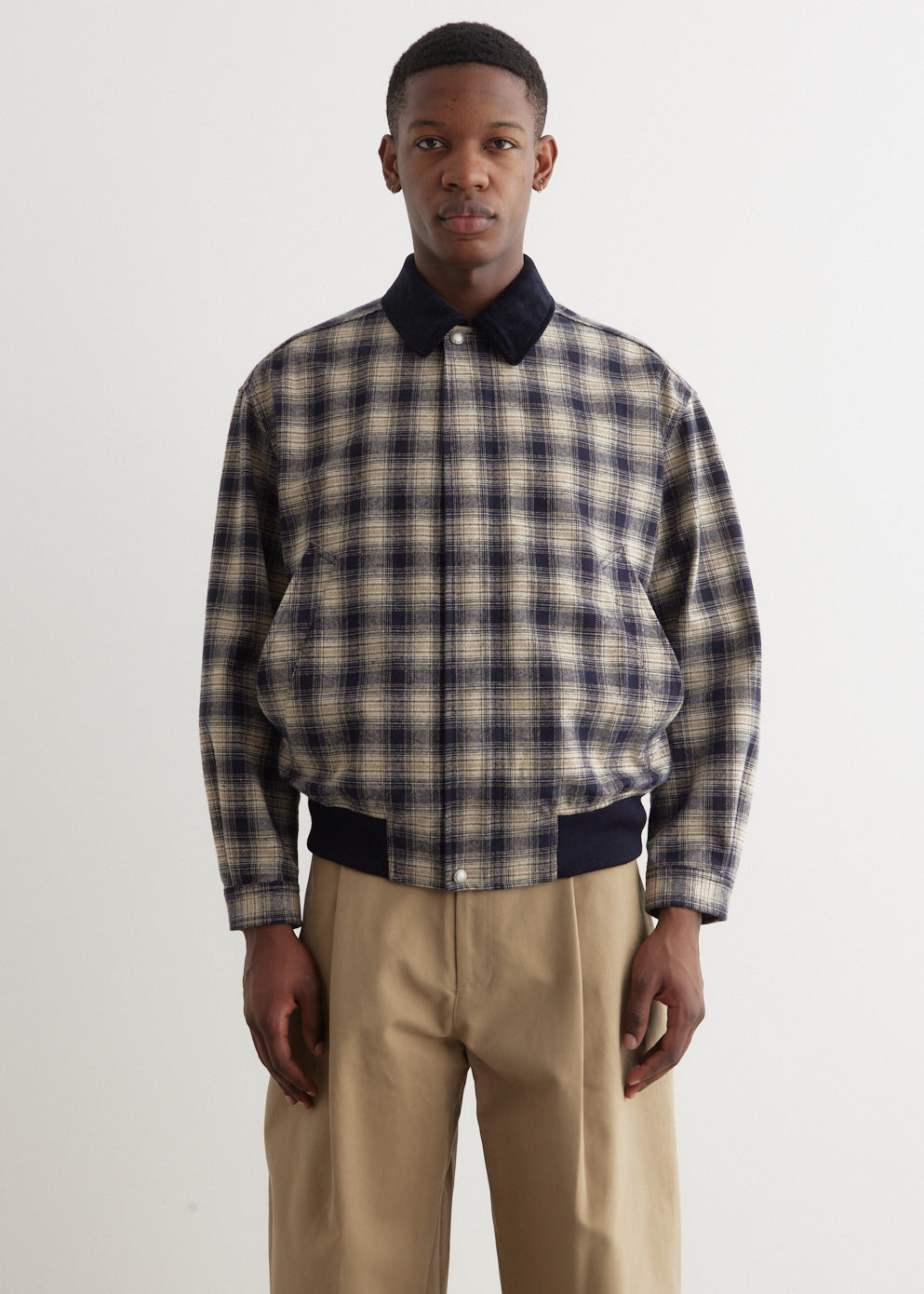 Cotton Flannel Check Jacket