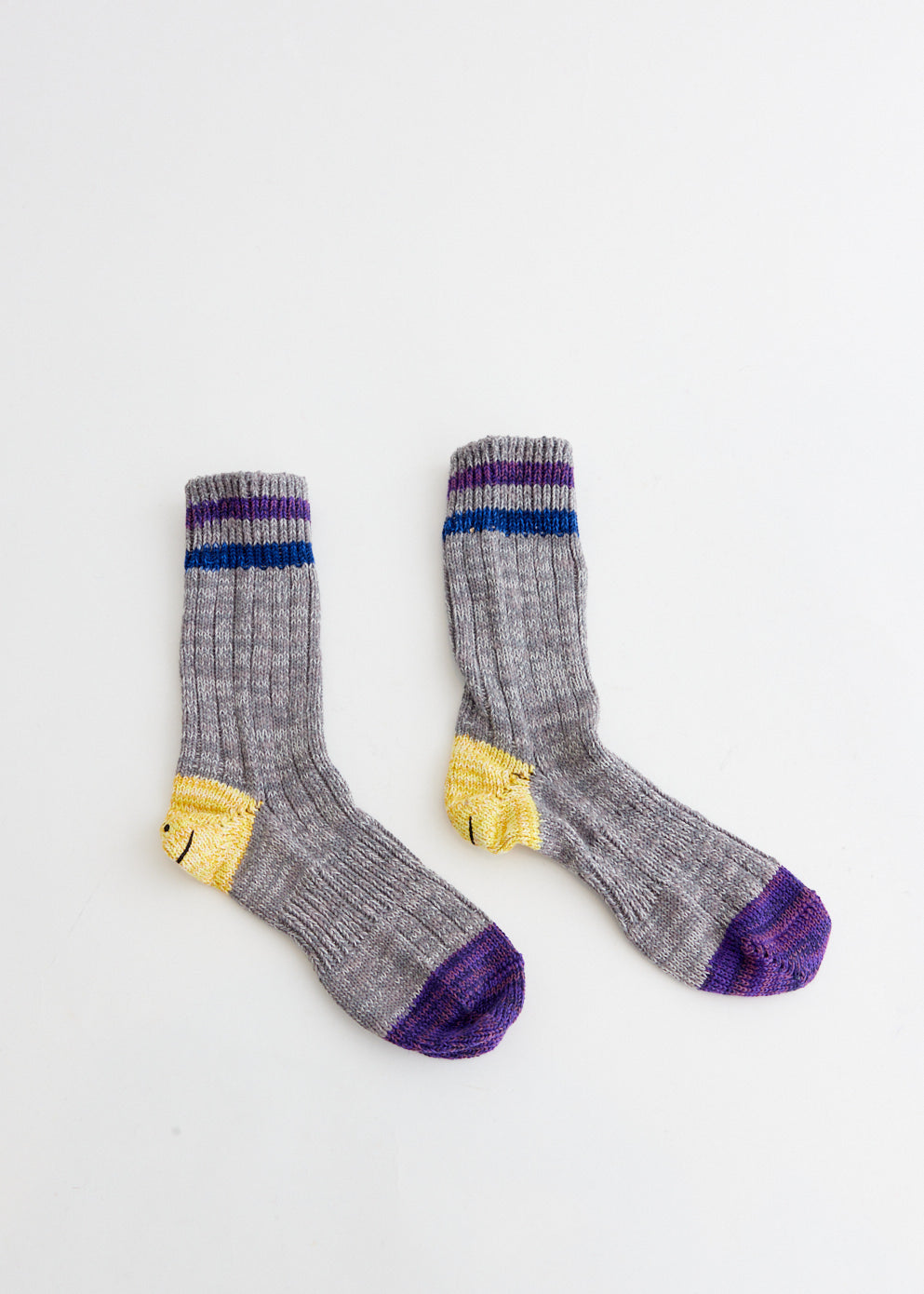 IVY RAINBOWY HAPPY Heel-Hold Socks