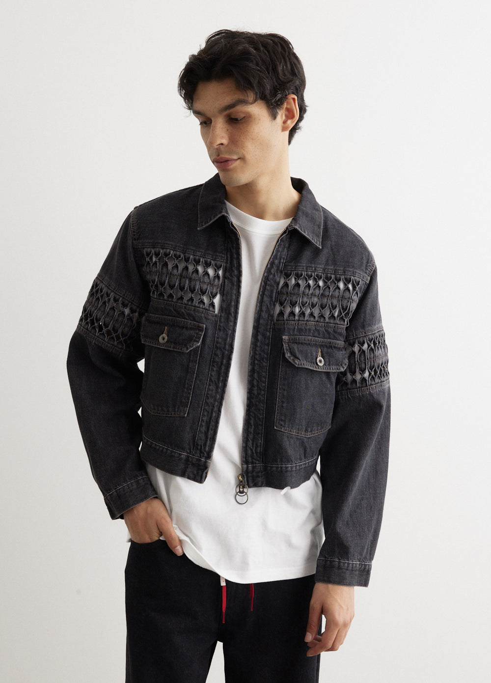 11.5oz Black Denim Gypsy Drizzler Jacket