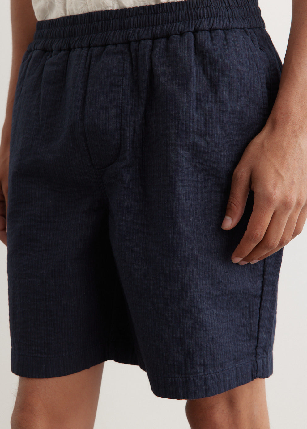 Textured Smokestack Shorts