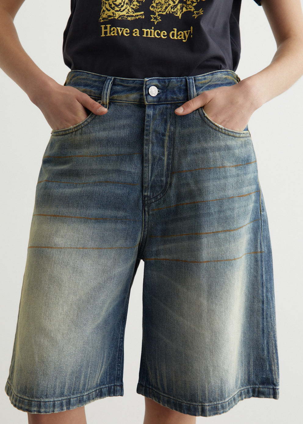 De-Sire-Short Calzoncini Denim Shorts