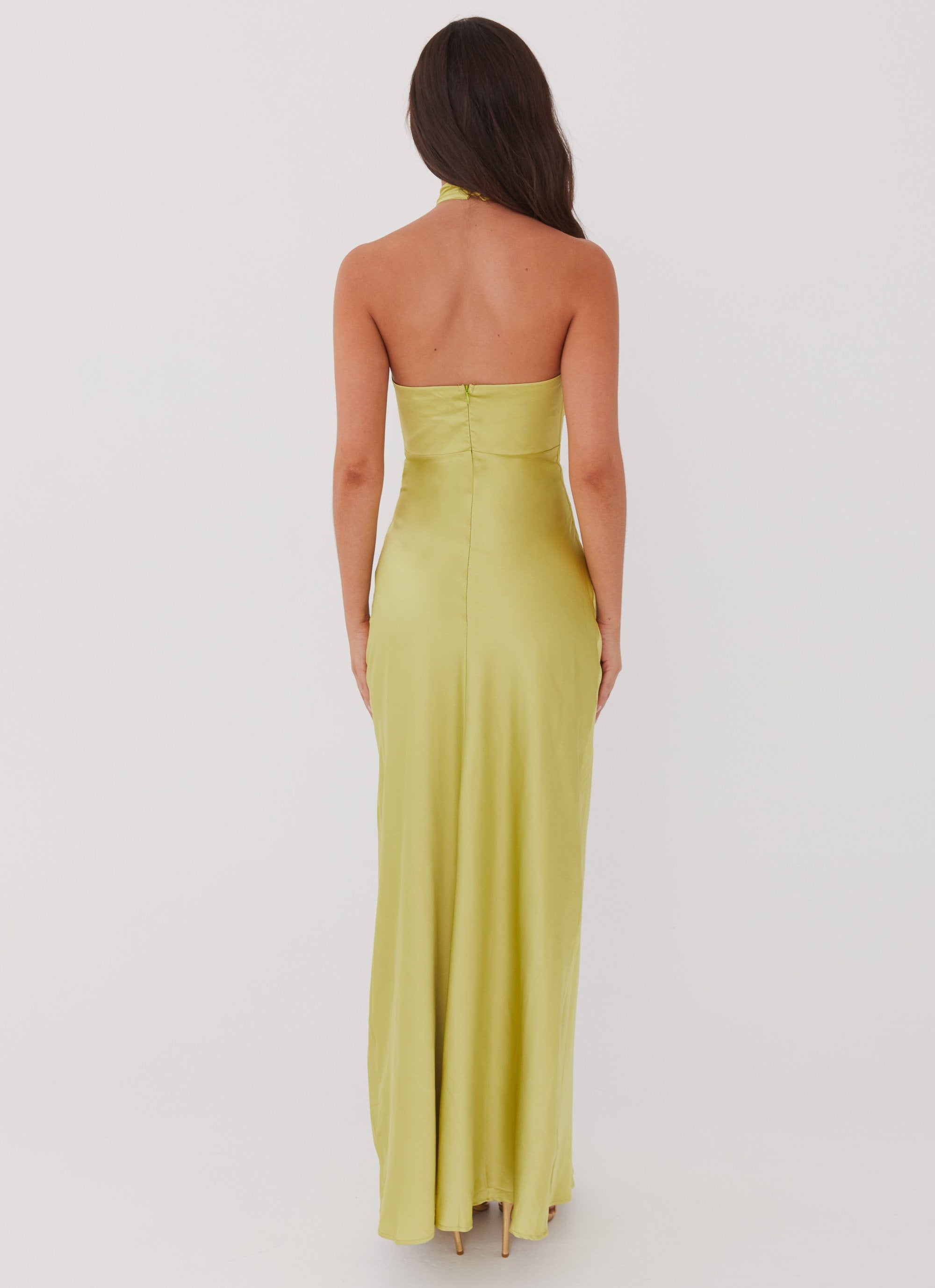 Elowen Maxi Dress - Chartreuse