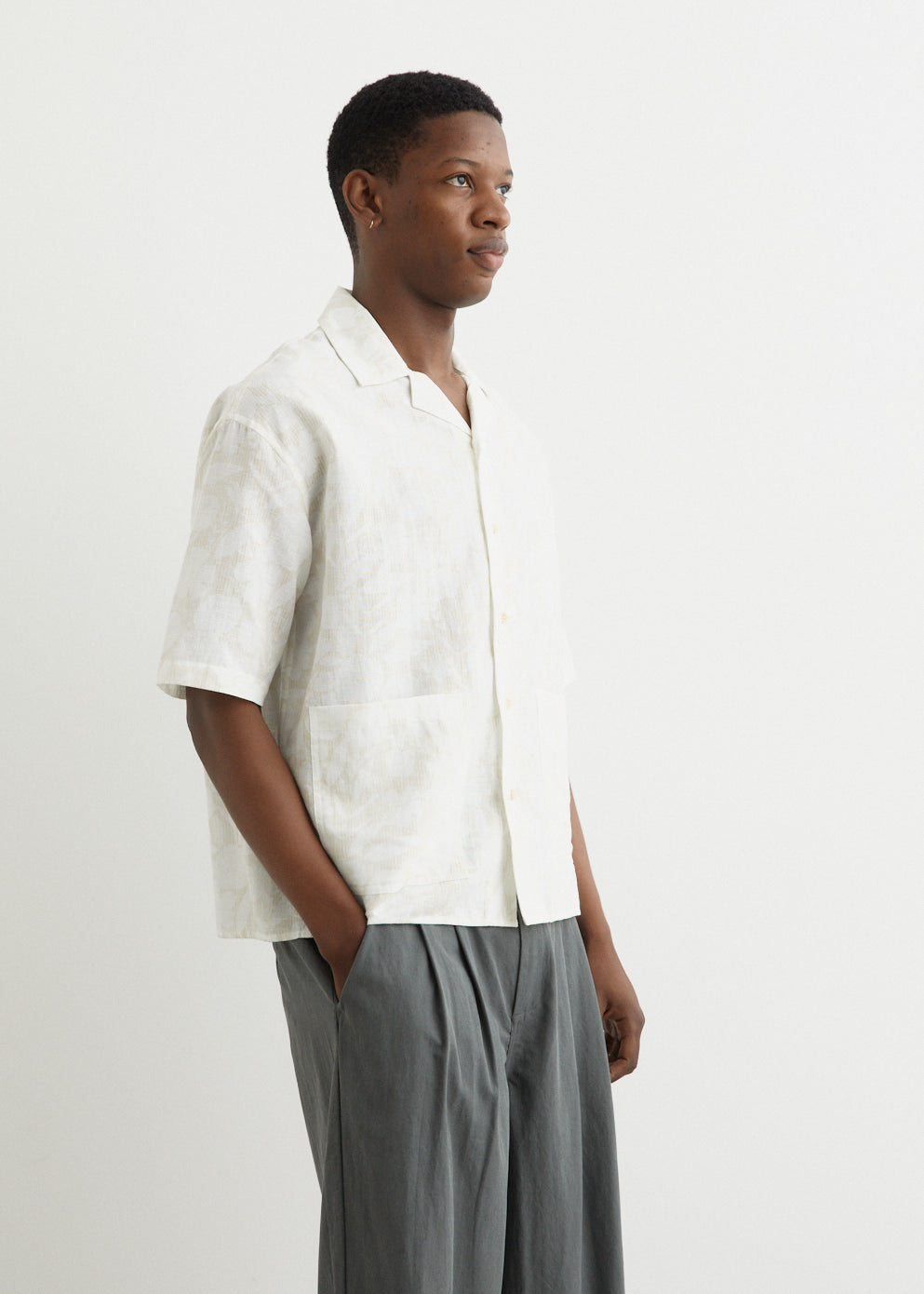 Shadows Boxy Camp Collar Shirt