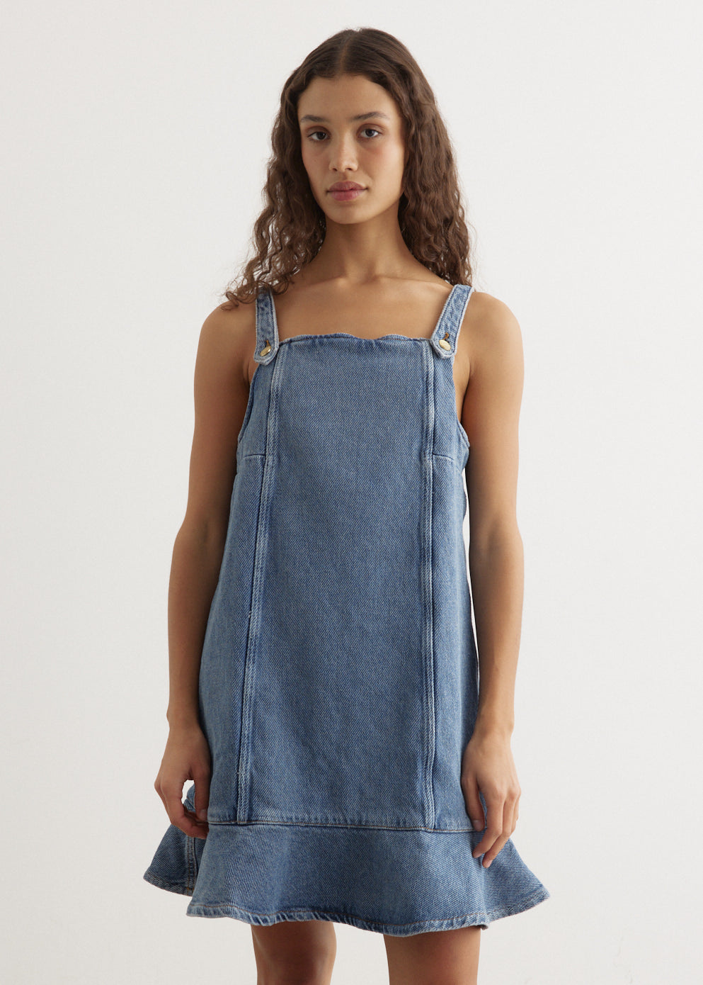 Heavy Denim Mini Dress