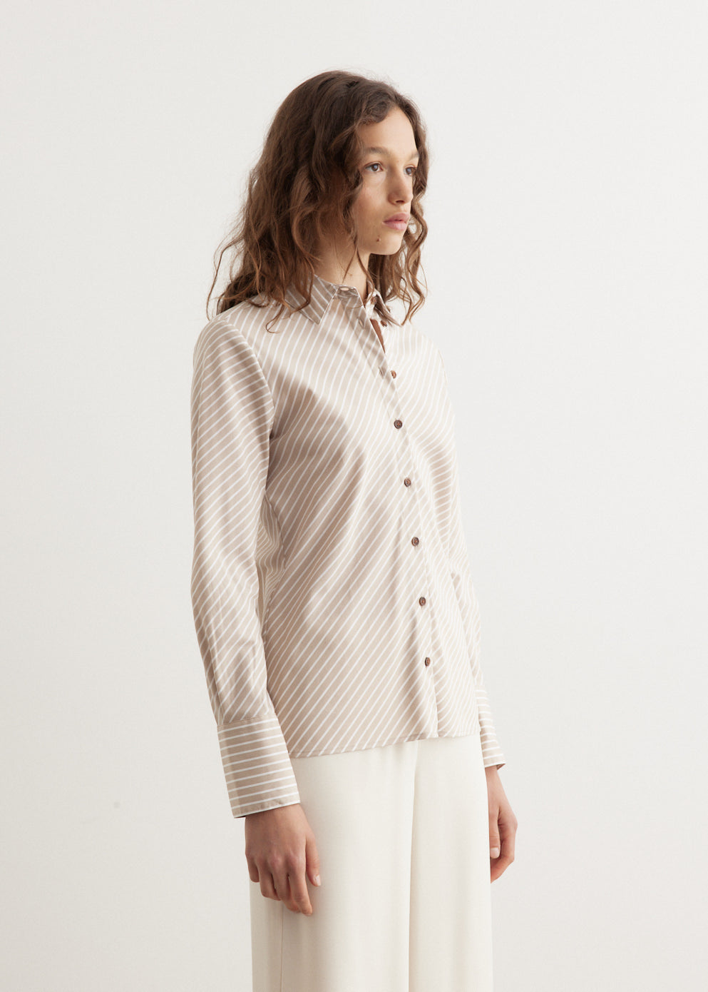 Sylvia Stripe Poplin Shirt