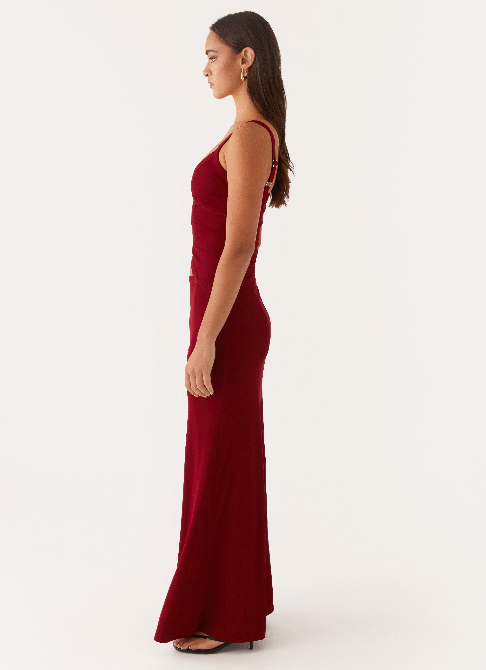 Jocelyn Maxi Dress - Maroon