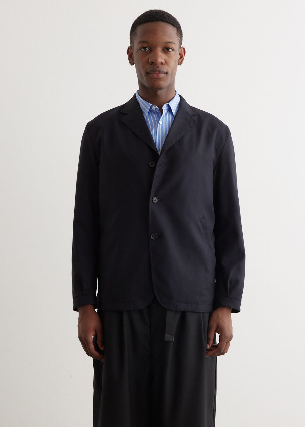 Wool Gabardine Sports Blazer