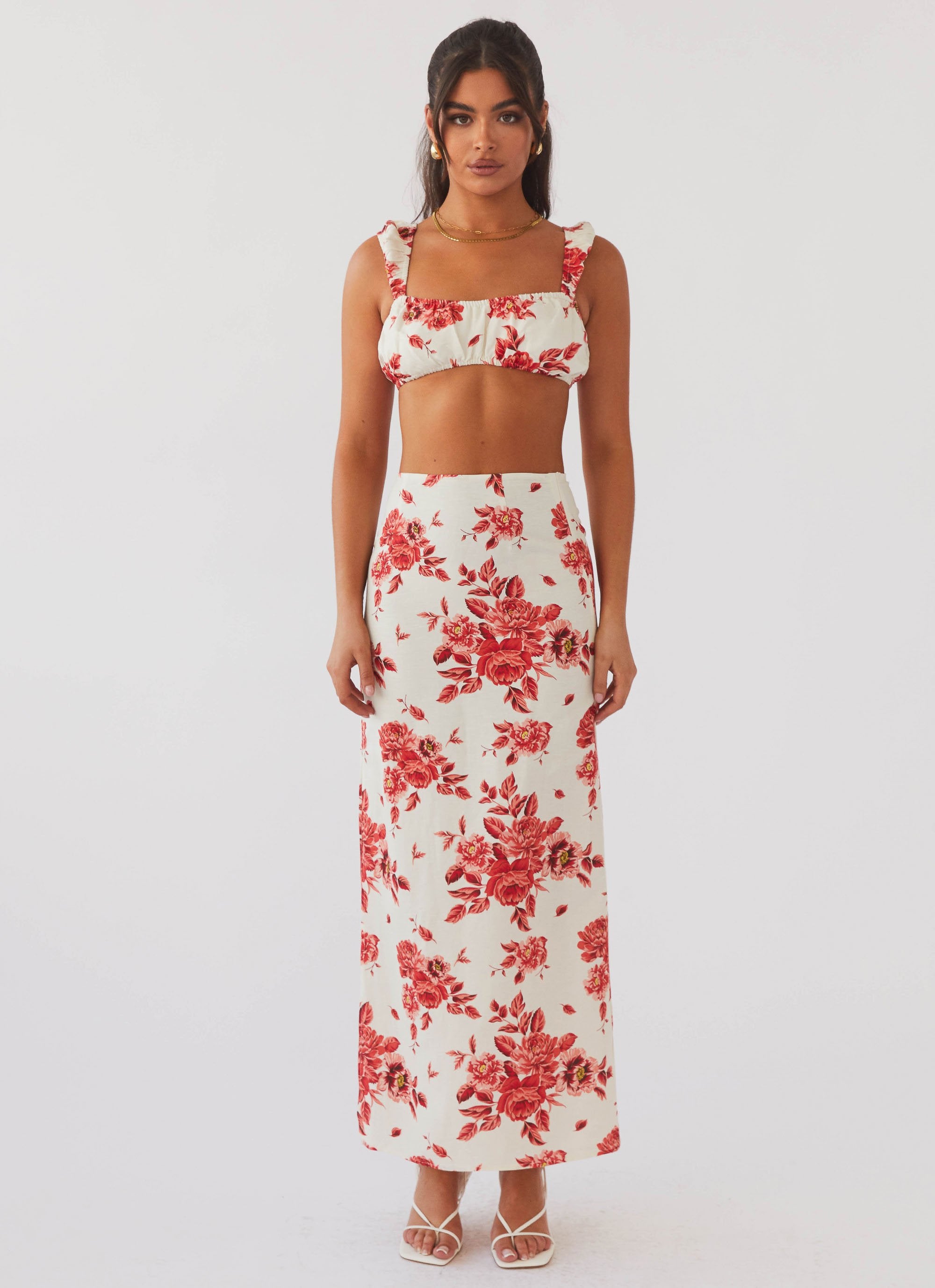 Valencia Villa Bralet Top - Rosa Floria