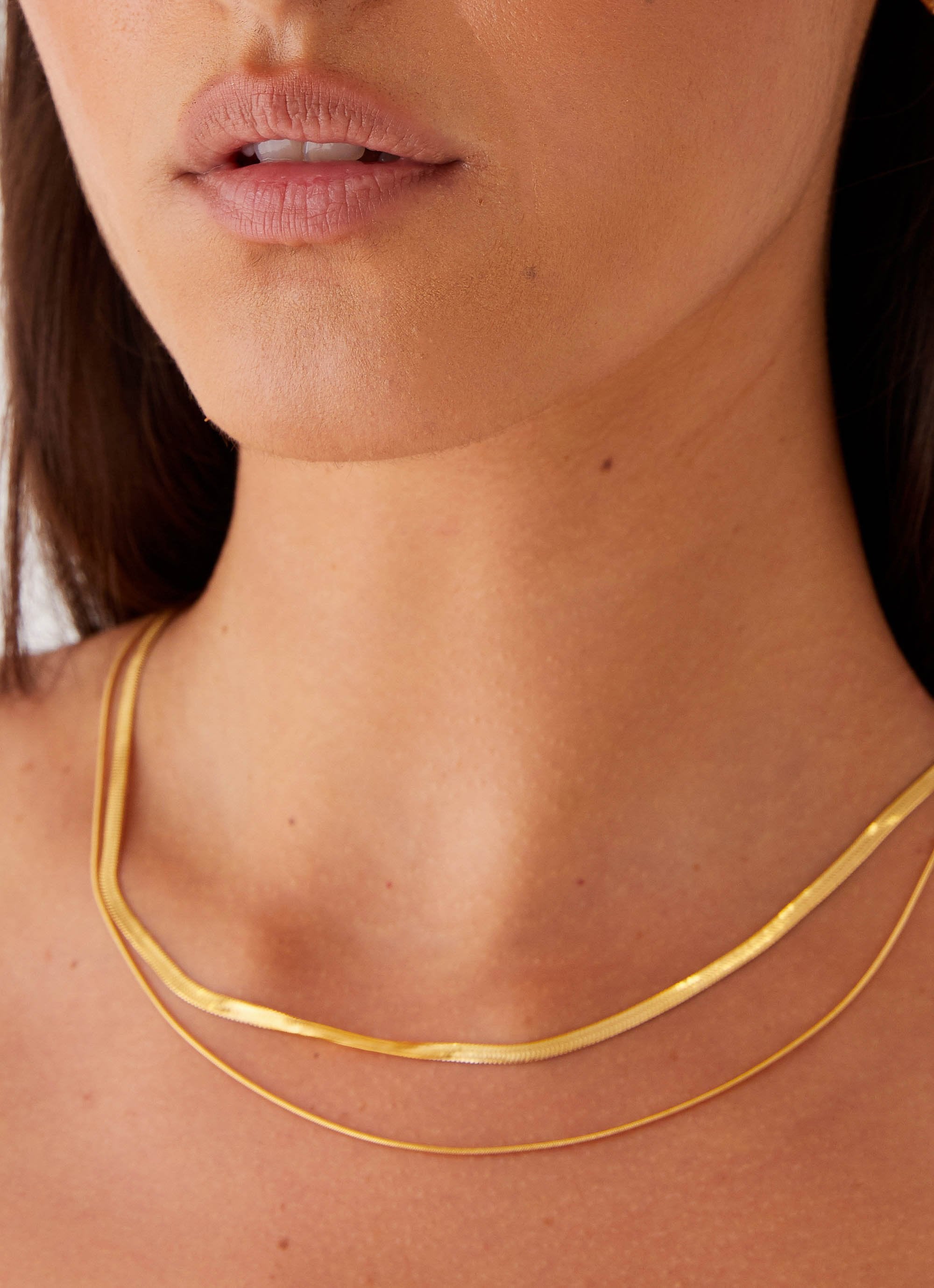 Ria Necklace - Gold