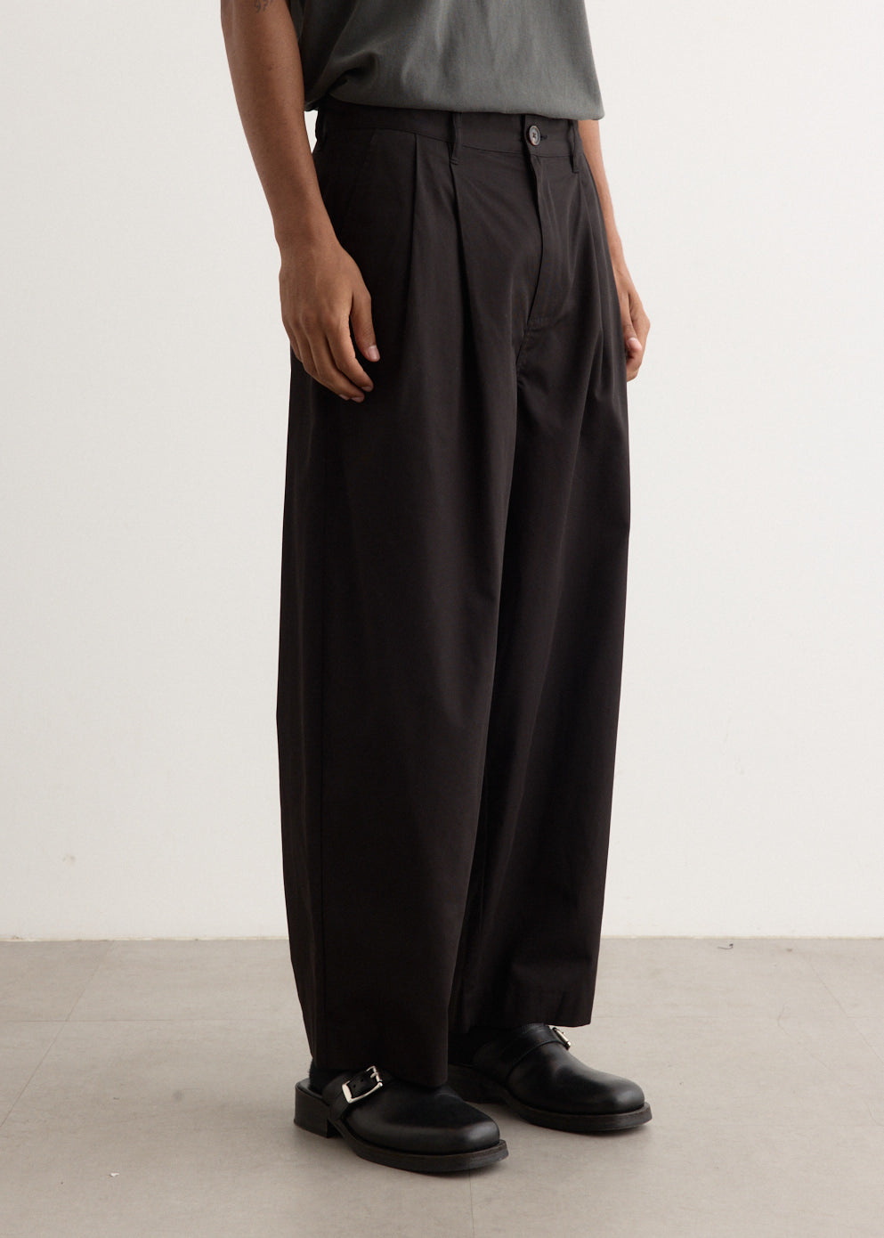 Exposure Wide Leg Pleated Pants