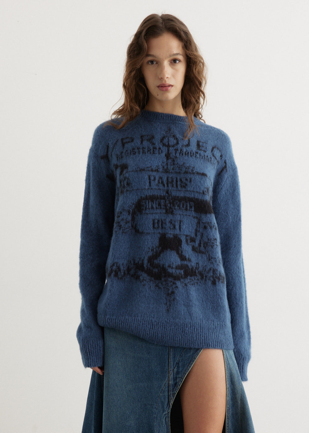 Paris' Best Jacquard Pullover