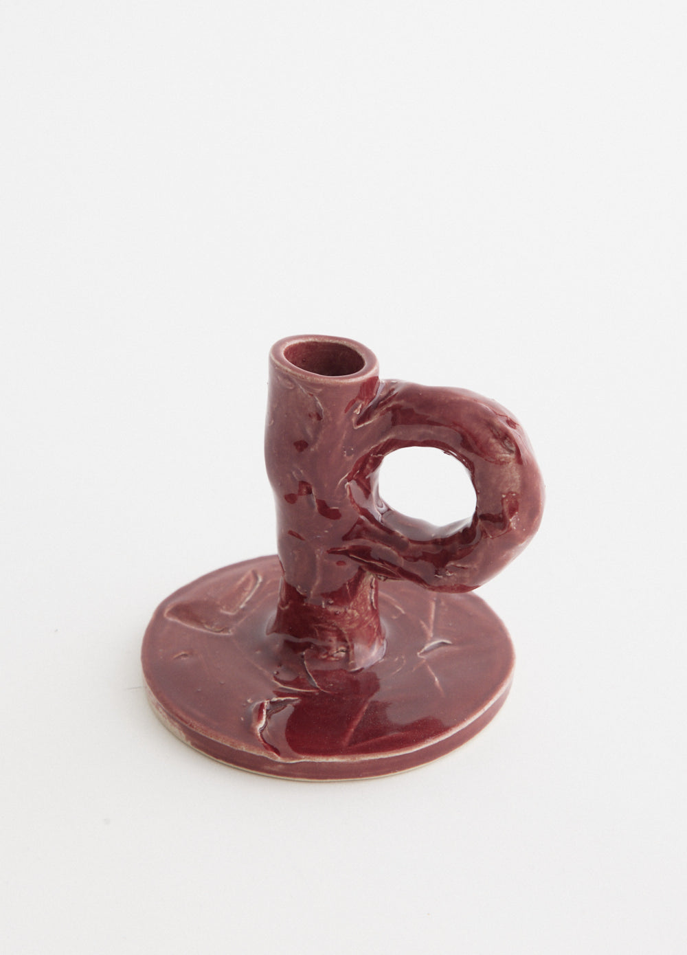 Studio Candlestick Burgundy