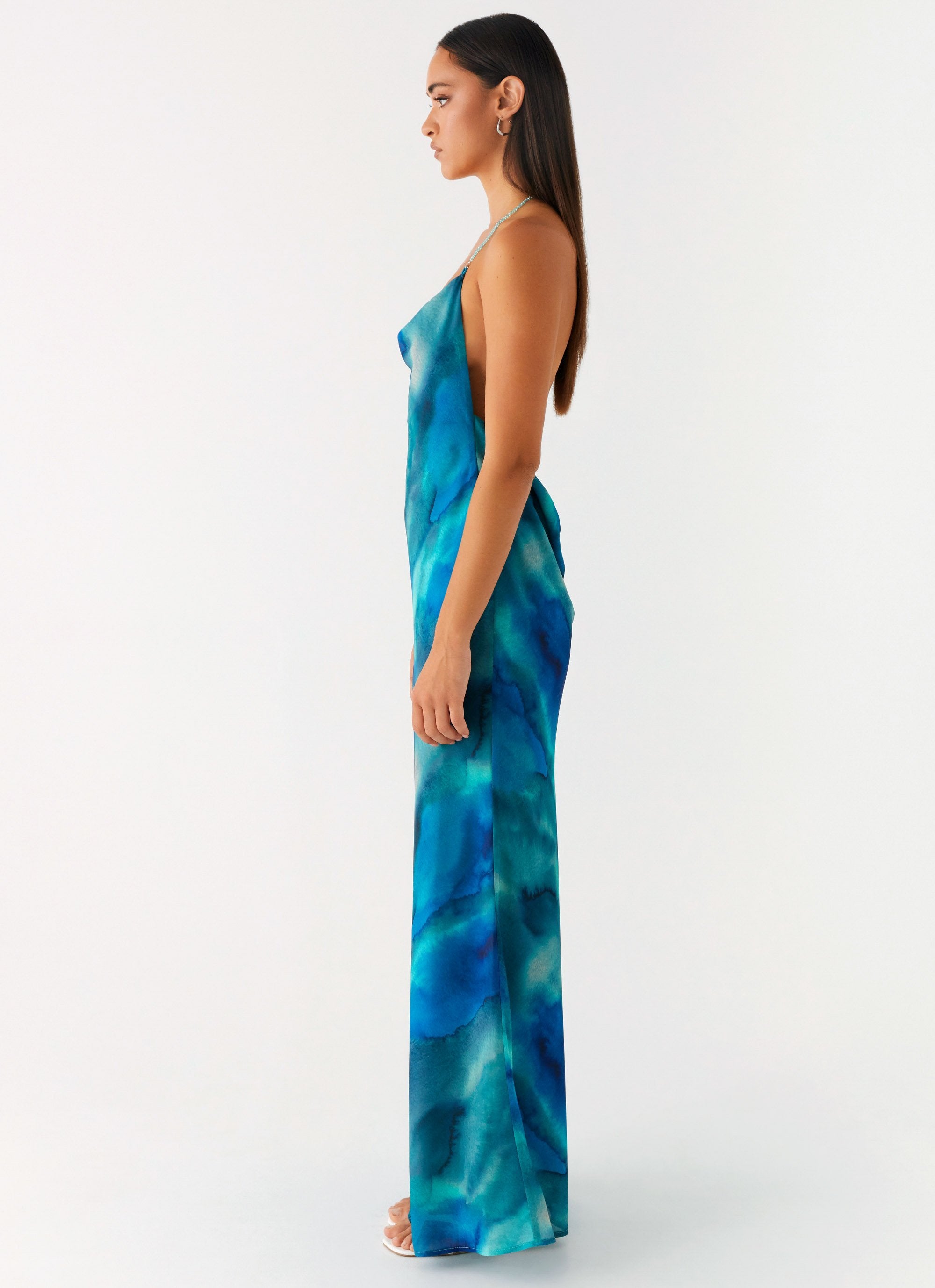 Journey Maxi Dress - Blue Tie Dye