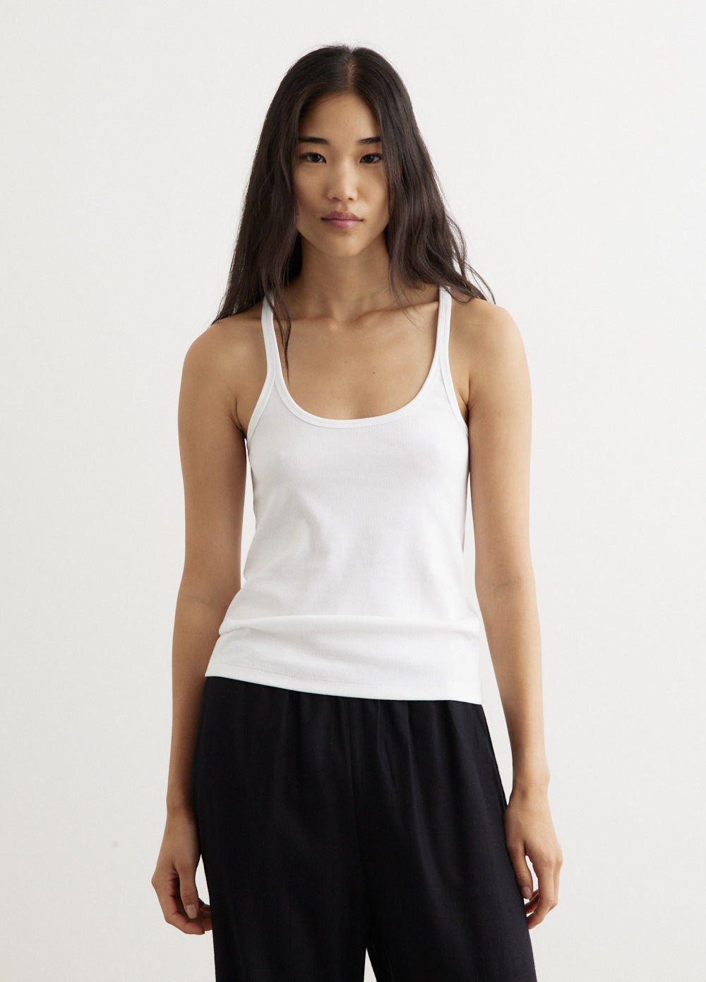 Scoop Neck Rib Tank