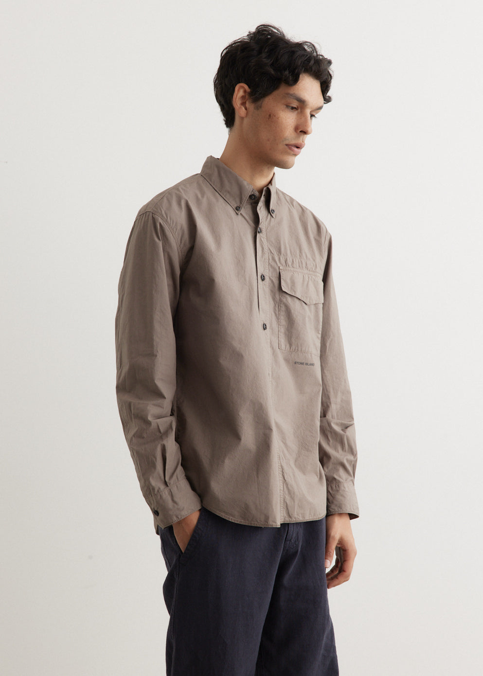 Garment Dyed Long Sleeve Shirt