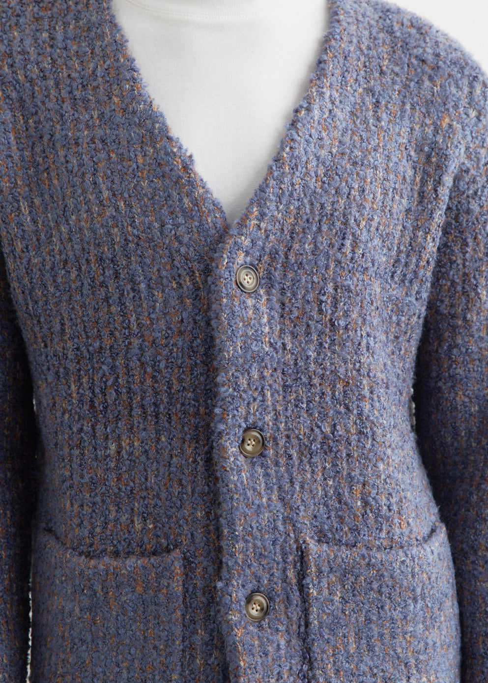 Mix Boucle Cardigan