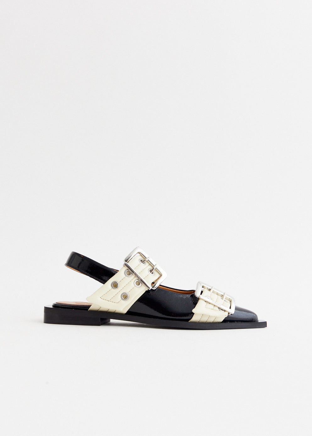 Feminine Buckle Ballerinas