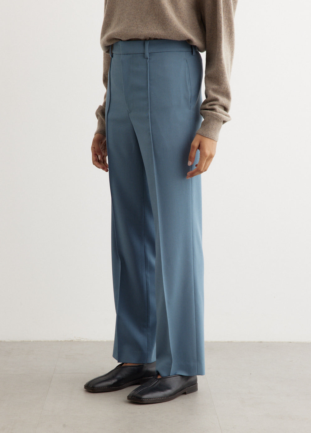 Hard Twist Wool Dobby Slacks