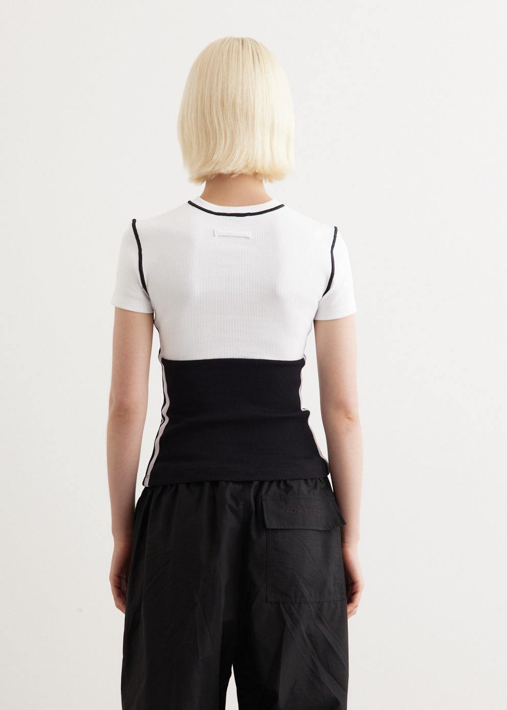 Colour Block T-Shirt With Gaultier Patch